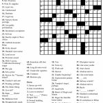 Unique Printable Crossword Puzzle Download ~ Themarketonholly   Free   Download Printable Crossword Puzzle