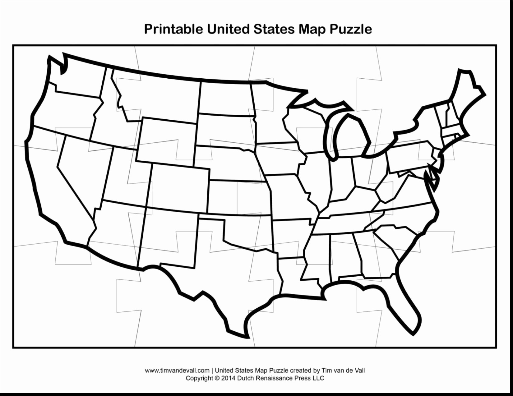 United States Map Jigsaw Puzzle Valid United States Map Puzzle Valid - Printable Puzzle Map Of The United States