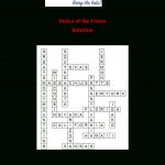 Us States Fun Facts Crossword Puzzles | Free Printable Travel   Printable Car Crossword Puzzles