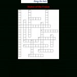 Us States Fun Facts Crossword Puzzles | Free Printable Travel   Printable Car Crossword Puzzles