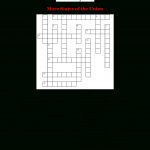 Us States Fun Facts Crossword Puzzles | Free Printable Travel   Printable Crossword Puzzles In Italian