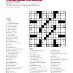 Usa Crossword Puzzles Printable – Jowo   Free Printable Crosswords   Disney Crossword Puzzles Printable