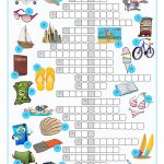 Vacation Crossword Puzzle Worksheet   Free Esl Printable Worksheets   Free Printable Crossword Puzzles Holidays