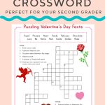 Valentine Crossword | Elementary Activities And Resources   Free Printable Valentine Puzzle Games