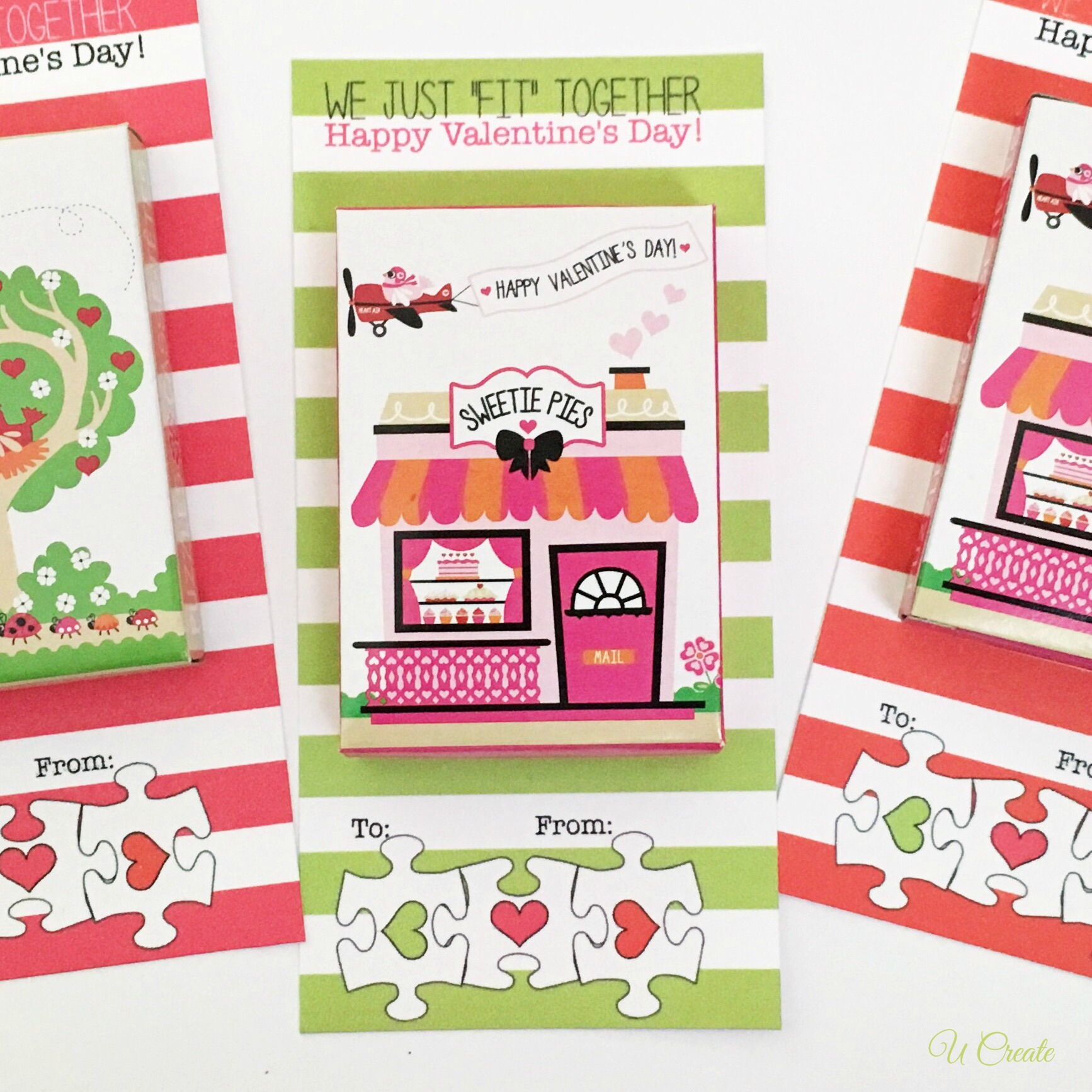 Valentine Puzzle Printables - U Create - Free Printable Valentine Puzzle