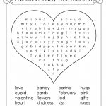 Valentines Day Word Search Large Light Pink Valentine S Crossword   Free Printable Valentines Crossword