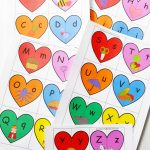 Valentine's Heart Letters And Phonics Puzzles Free Printable     Printable Valentine Heart Puzzle