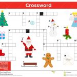 Vector Christmas, New Year Crossword In English. Stock Vector   New Year Crossword Puzzle Printable