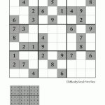 Very Easy Sudoku Puzzle To Print 7   Printable Puzzle Pdf