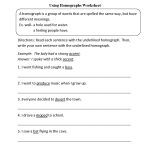Vocabulary Worksheets | Homograph Worksheets   Printable Homograph Puzzles