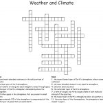 Weather And Climate Crossword   Wordmint   Printable Weather Crossword Puzzle