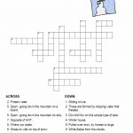 Winter Holiday Crossword | Travel Informations And Inspirations   Printable Crossword Puzzles Winter