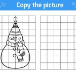 Winter Puzzle & Coloring Pages: Printable Winter Themed Activity   Printable Winter Puzzle