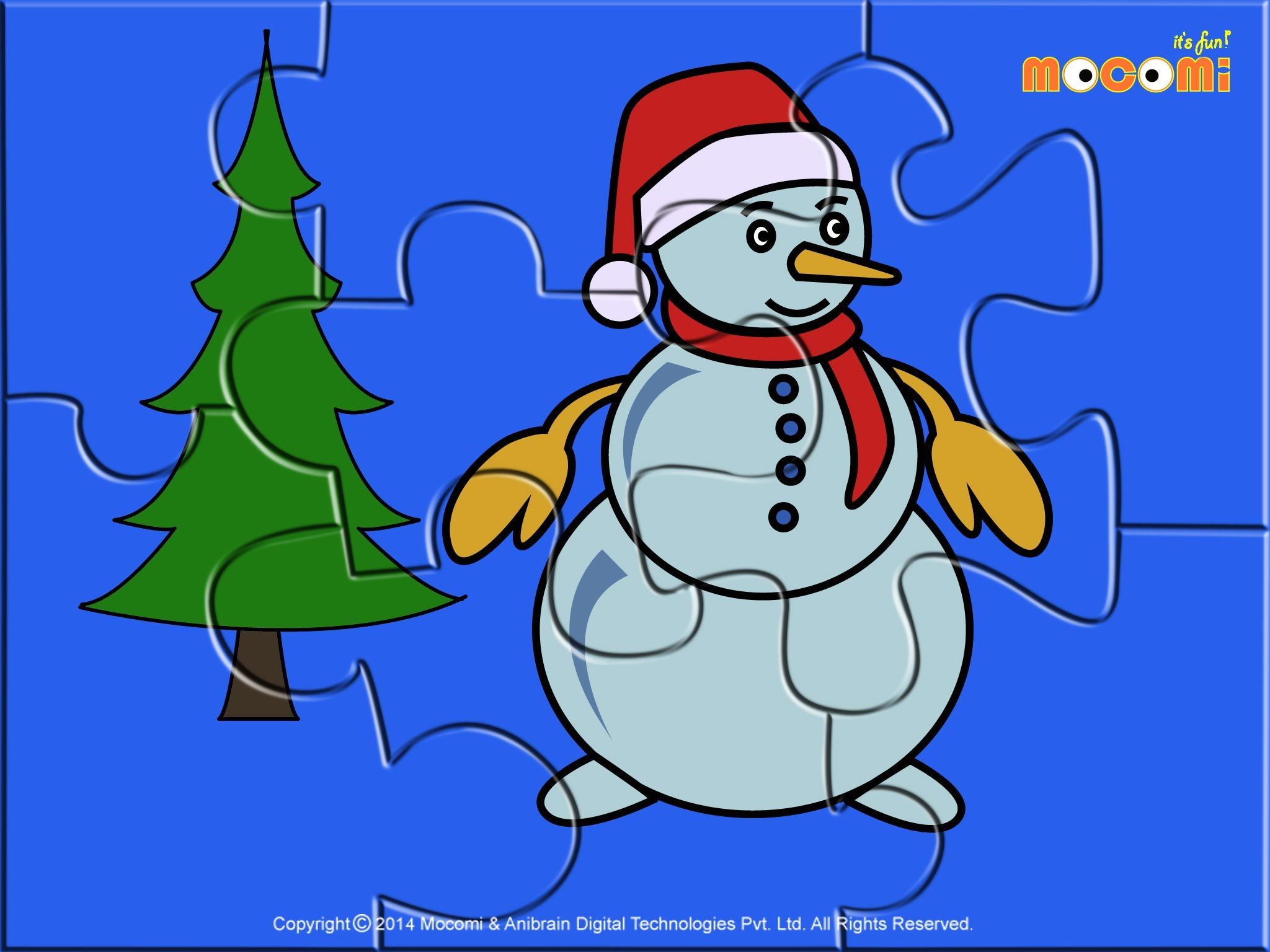 Winter Snowman - Jigzaw Puzzles For Kids | Printables For Kids - Printable Snowman Puzzle