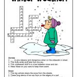 Winter Weather Crossword Puzzle Answer Key | Woo! Jr. Kids Activities   Printable Crossword Puzzles Winter