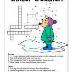 Winter Word Puzzles & Compound Words Vocabulary Worksheets | Woo! Jr   Printable Winter Crossword Puzzles