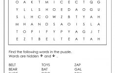 Printable Wonderword Puzzles