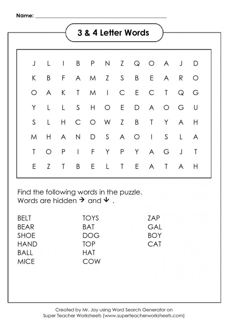 Word Search Puzzle Generator - Printable Wonderword Puzzles | Printable