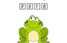 Printable Frog Puzzle