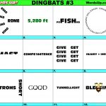 Words Up? Dingbat Puzzles   Printable Ditloid Puzzles