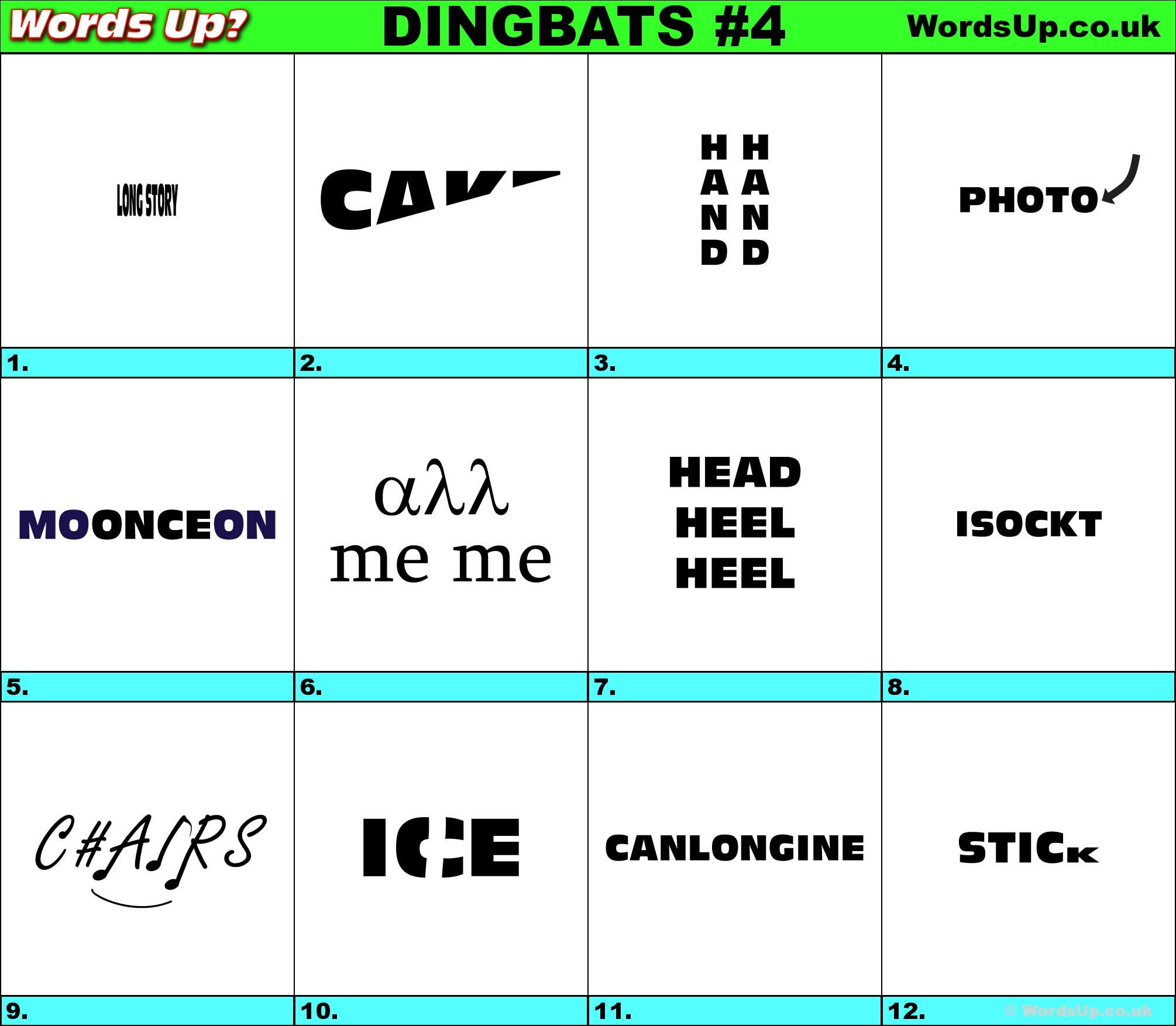 Printable Pictogram  Puzzles Printable Crossword Puzzles