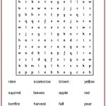 Wordsearch – Autumn Puzzle! | Activities! | Fichas Ingles, Educacion – Printable Autumn Puzzles