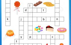 Worksheet – Complete The Crossword Puzzle Sweets Worksheet For – Worksheet On Puzzle