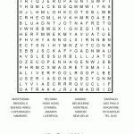 World Cities Printable Word Search Puzzle   Print Puzzle Jakarta