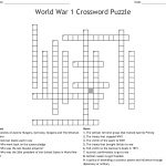 World War 1 Crossword Puzzle Crossword   Wordmint   Printable Military Crossword Puzzles