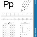 Writing Letter P. Worksheet. Writing A Z, Alphabet, Exercises Game   Letter P Puzzle Printable