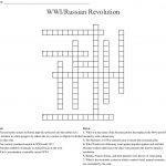 Wwi/russian Revolution Crossword   Wordmint   Printable Russian Crosswords