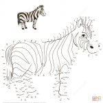 Zebra Dot To Dot | Free Printable Coloring Pages   Printable Zebra Puzzles